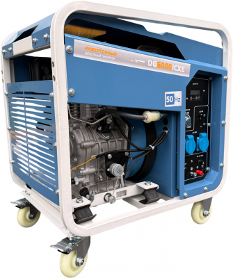 Инверторный дизельный генератор GROST DG6000ICXE (220В)